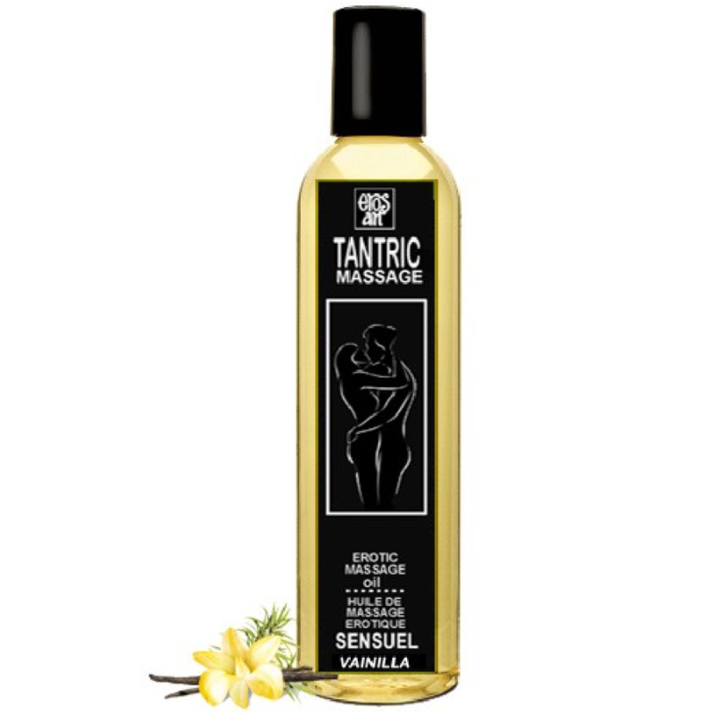 EROS-ART - OLIO DA MASSAGGIO TANTRICO NATURALE E VANIGLIA AFRODISIACA 30 ML