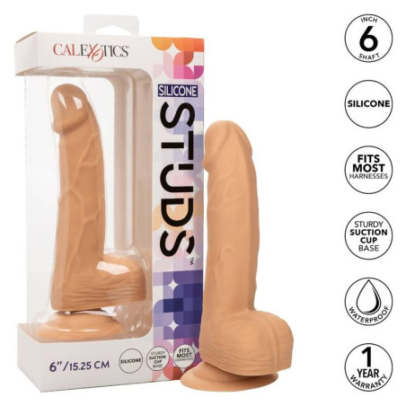 CALIFORNIA EXOTICS - BORCHIE IN SILICONE 15.24 CM PELLE