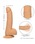 CALIFORNIA EXOTICS - BORCHIE IN SILICONE 15.24 CM PELLE