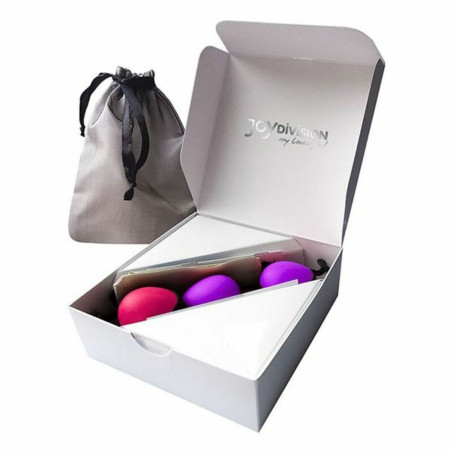 Kit d'Allenamento Weighted Kegel Joydivision Secret Rosa Nero Porpora