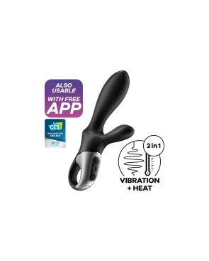 Vibratore Anale Cassini Nero Satisfyer