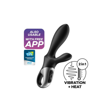 Vibratore Anale Cassini Nero Satisfyer