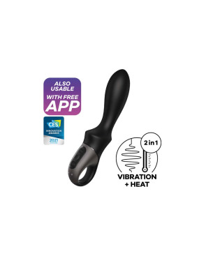 Vibratore Anale Cassini Nero Satisfyer