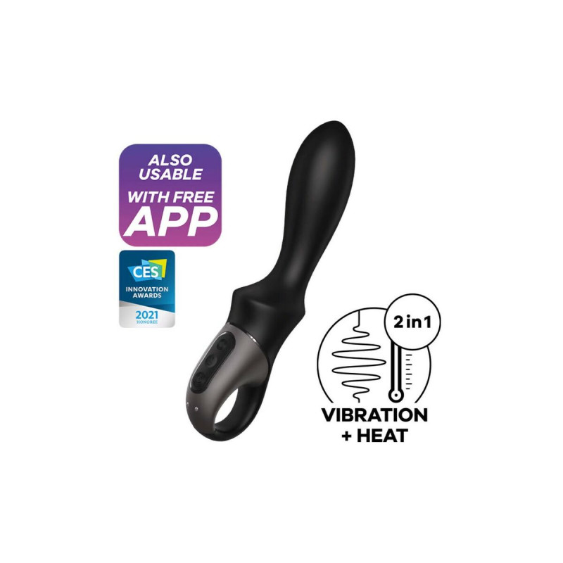 Vibratore Anale Cassini Nero Satisfyer