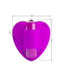 PRETTY LOVE - MASSAGGIATORE PER CLITORIDE HEARTBEAT 10 MODALIT DI VIBRAZIONE VIOLA