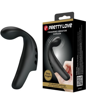 PRETTY LOVE - DITALE VIBRATORE GORGON NERO