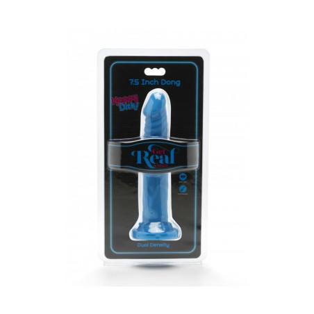 Masturbatore Doppia Penetrazione Get Real by Toyjoy Azzurro