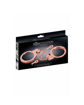 Set di Manette e Cavigliere Fetish Tentation Rosa