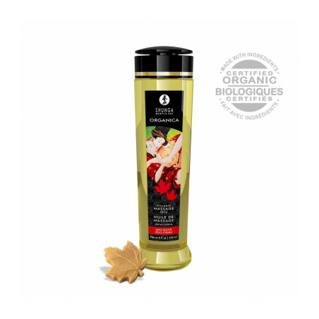 Olio per Massaggio Erotico Shunga 240 ml Zucchero d'Acero