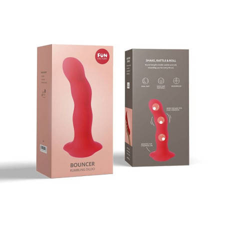 FUN FACTORY - BOUNCER SHAKE DILDO ROSSO