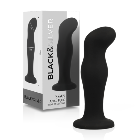 BLACKSILVER - SEAN PLUG ANALE PREMIUM IN SILICONE NERO