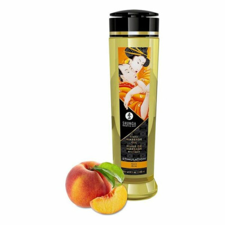 Olio per Massaggio Erotico Shunga Stimulation Pesca (240 ml)