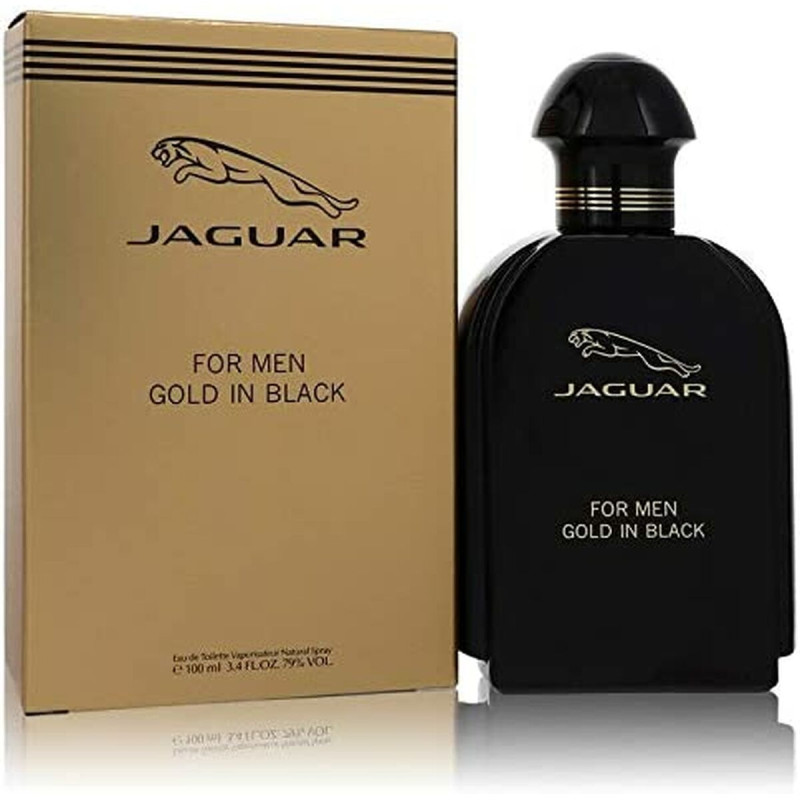 Profumo Uomo Jaguar EDT Gold in Black 100 ml