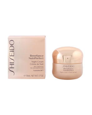 Crema Notte Antirughe Shiseido Benefiance Nutriperfect (50 ml)