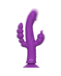 INTENSE - VIBRATORE IN SILICONE CASANOVA RABBIT TRIPLO MOTORE VIOLA