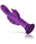 INTENSE - VIBRATORE IN SILICONE CASANOVA RABBIT TRIPLO MOTORE VIOLA