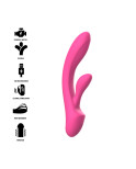 INTENSE - VIBRATORE LUIGI RABBIT SILICONE LIQUIDO ROSA