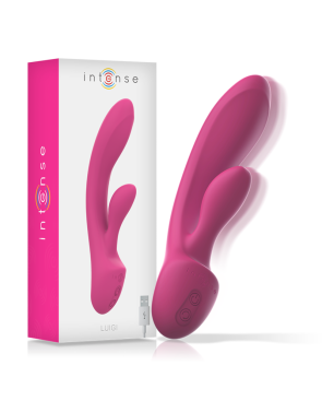 INTENSE - VIBRATORE LUIGI RABBIT SILICONE LIQUIDO ROSA