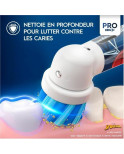 Spazzolino da Denti Elettrico Oral-B D100 KIDS Azzurro Multicolore