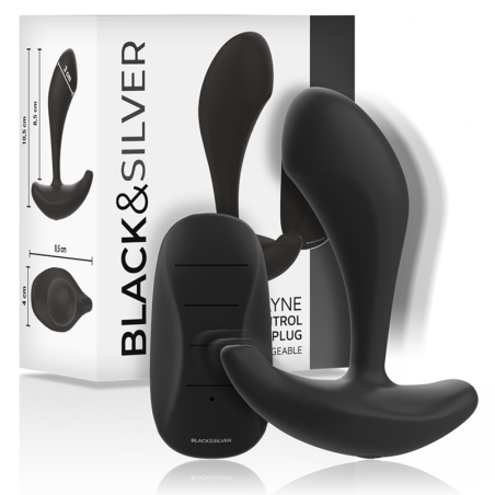 BLACKSILVER - TELECOMANDO IN SILICONE PLUG ANALE DWAYNE