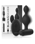 BLACKSILVER - TELECOMANDO TELECOMANDO CON PLUG ANALE IN SILICONE PICCOLO TUCKER