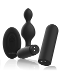 BLACKSILVER - TELECOMANDO TELECOMANDO CON PLUG ANALE IN SILICONE PICCOLO TUCKER