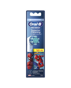 Testina di Ricambio Oral-B Pro kids +3 Spiderman