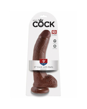 Dildo Realistico Pipedream - King Cock Marrone