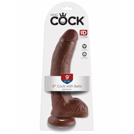 Dildo Realistico Pipedream - King Cock Marrone