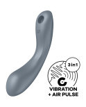 SATISFYER - CURVE TRINITY 1 AIR PULSE VIBRAZIONE GRIGIO