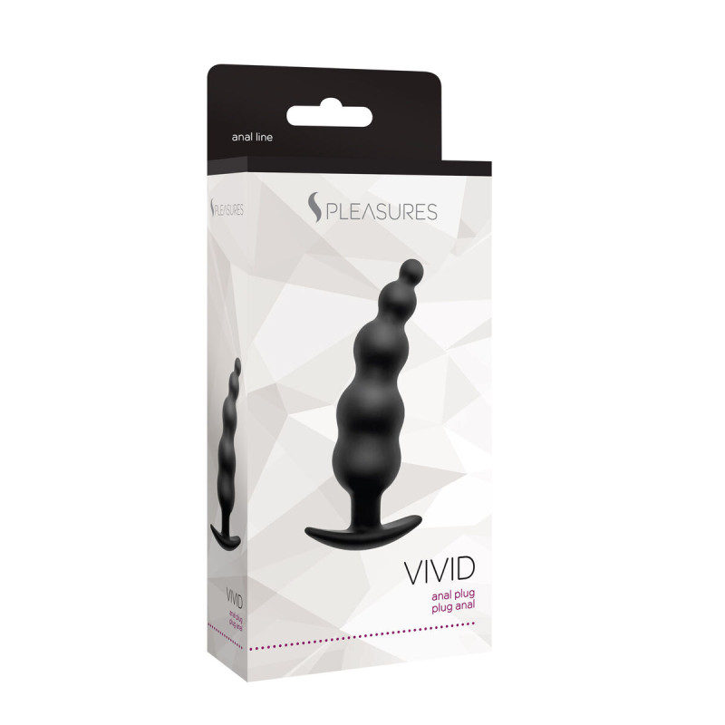 Plug Anale S Pleasures Vivid Nero