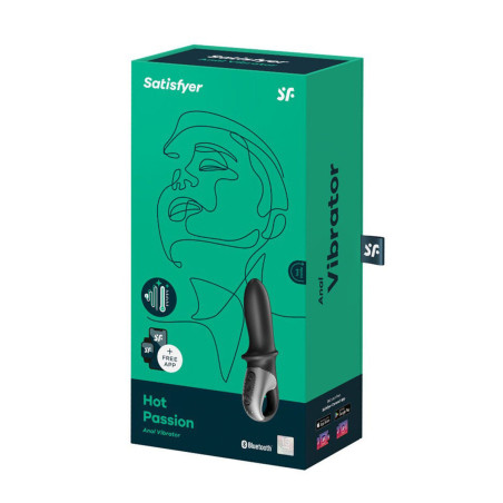 Massaggiatore Prostatico Satisfyer Hot Passion Nero