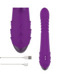 INTENSE - VIBRATORE MULTIFUNZIONE RICARICABILE IGGY UP  DOWN CON STIMOLATORE CLITORALE VIOLA