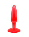 BAILE - PLUG ANALE SOFT TOUCH ROSSO 14.2 CM