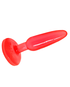 BAILE - PLUG ANALE SOFT TOUCH ROSSO 14.2 CM