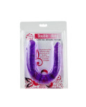 BAILE - DOPPIO DILDO IN JELLY FLESSIBILE LILLA