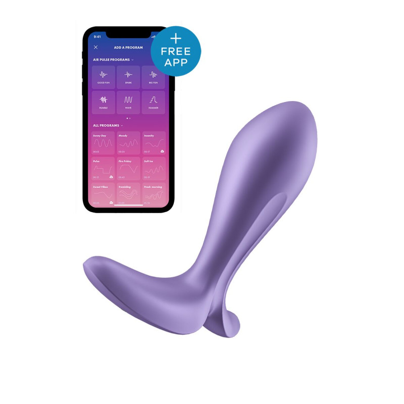 Vibratore Anale Cassini Nero Satisfyer