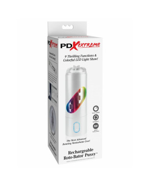 Masturbatore Pipedream PDX EXTREME RECHARGEABLE ROTO-BATOR PUSSY