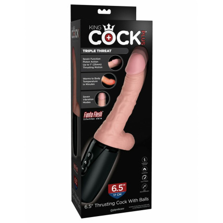 Dildo Realistico Pipedream King Cock Plus ABS TPE Ø 3,6 cm