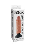 KING COCK - DILDO VIBRATORE 15.24 CM NATURALE