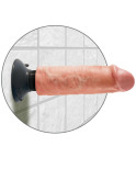 KING COCK - DILDO VIBRATORE 15.24 CM NATURALE