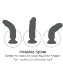 KING COCK - DILDO VIBRANTE CON TESTICOLI 20.3 CM NATURALE