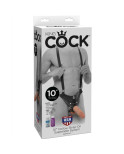 KING COCK - 25,5 CM CAVO CINTURINO CON SOSPENSIONE SISTEMA CARNE