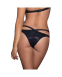 QUEEN LINGERIE - SLIP CON DOPPIE SPALLINE INCROCIATE L/XL