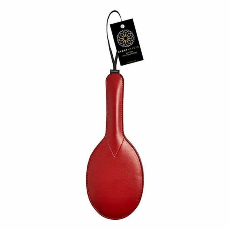 Frusta Bondage Saffron Ping Pong Sportsheets Nero/Rosso