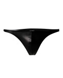 CUT4MEN - SLIP BRASILIANO IN PELLE NERA S