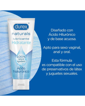 DUREX - LUBRIFICANTE IDRATANTE NATURALS 100 ML