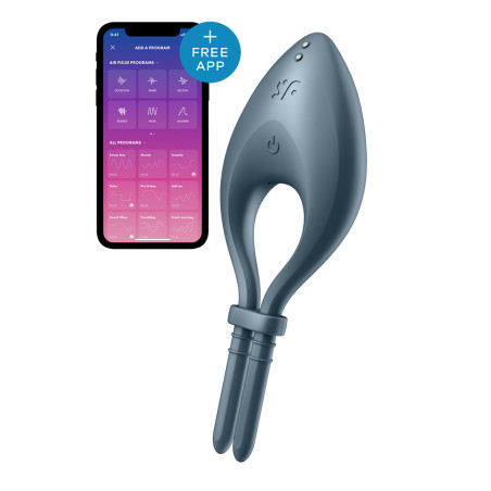 Anelli Fallici Satisfyer Bullseye Azzurro