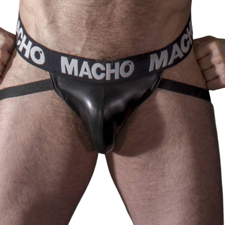 MACHO - MX25NC JOCK NERO PELLE XL