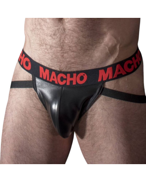 MACHO - MX25RC JOCK ROSSO PELLE XL